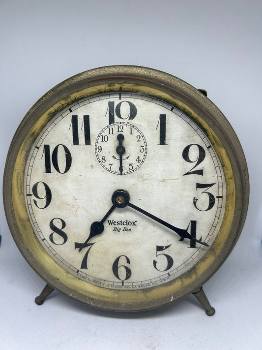 Vintage Westclox Clock Big Ben Clock