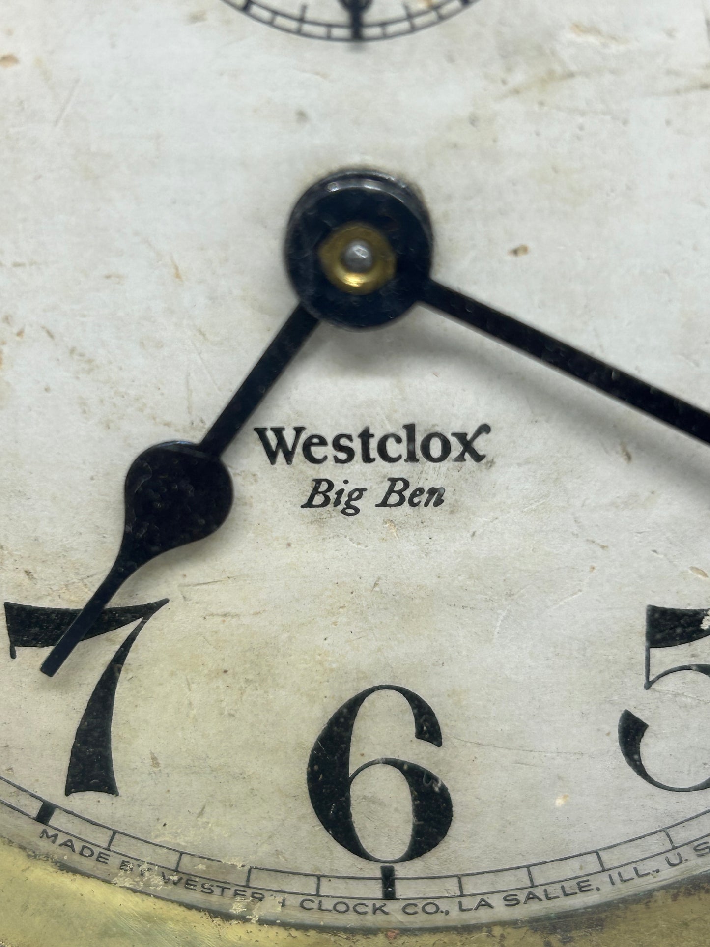 Vintage Westclox Clock Big Ben Clock