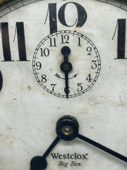 Vintage Westclox Clock Big Ben Clock