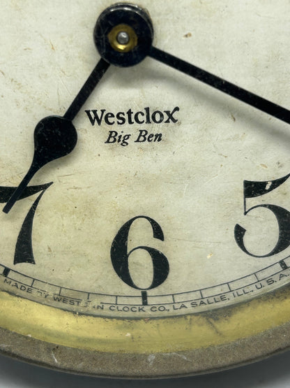 Vintage Westclox Clock Big Ben Clock