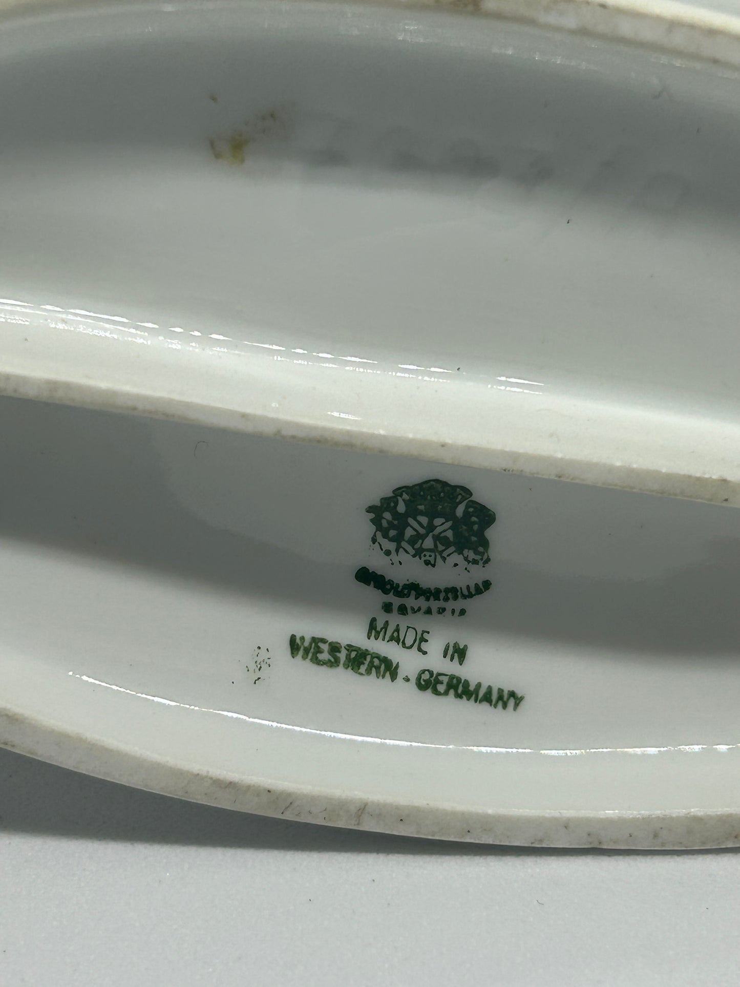 VINTAGE GEROLD PORZELLAN BAVARIA GIRL WITH GOOSE 7003/A West Germany