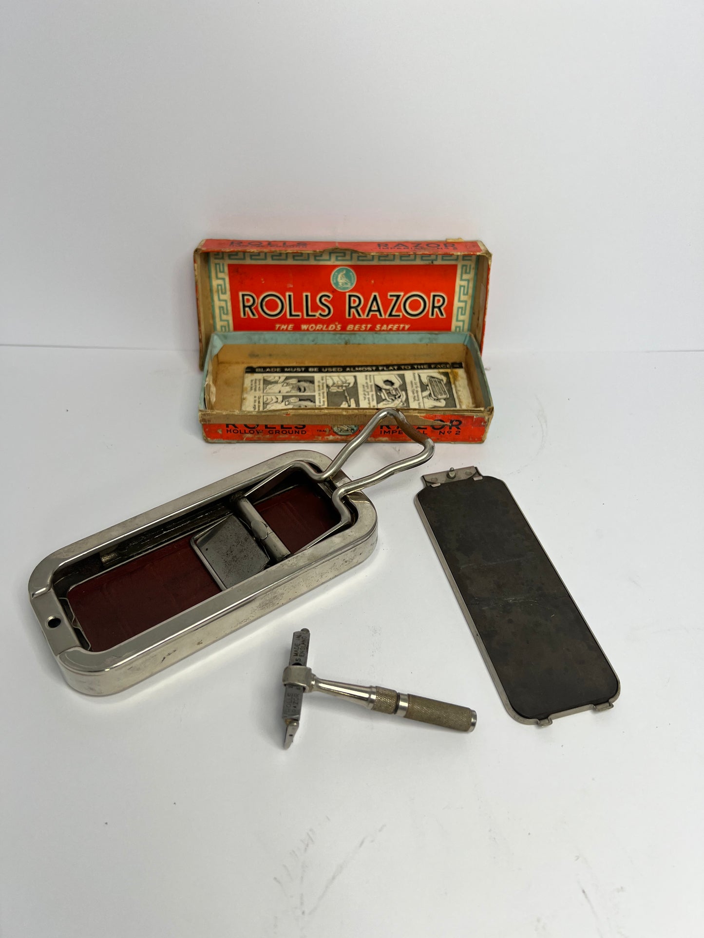 Rolls razor vintage shaving kit.