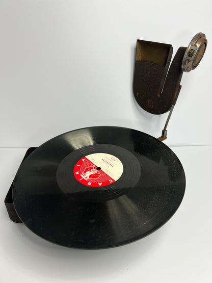 Mikky Phone Miniature Portable Gramophone 1930s